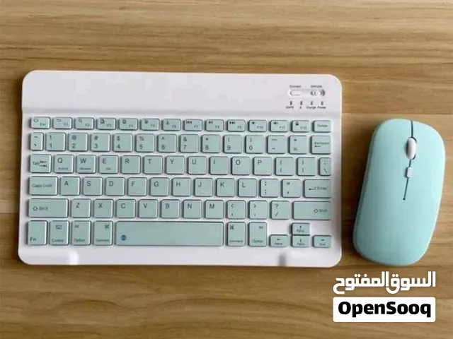 كيبورد وماوس عالي الجوده اظافه الى  احرف عربيه مع الانكليزية تشغيل يصل الى 150ساعه  الاجابه ع رسائل