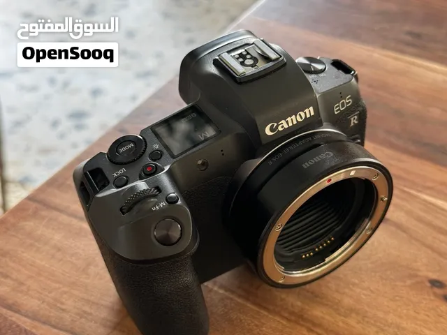 Canon R with adapter