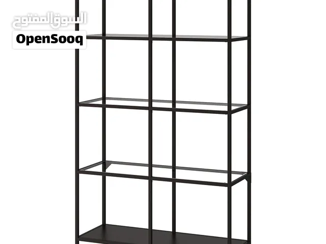 2x IKEA VITTSJÖ glass shelving units 100x175 cm