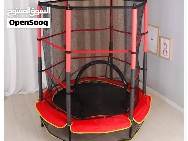ترامبولين للأطفال مع حماية كاملة  حجم كبير خلي ولادك يفرغوا طاقتهم بطريقة ممتعة وآمنة!  ترامبول