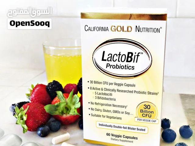البكتيريا النافعة Probiotics مزيج من 8 سلالات مميزه بتركيز عالي 30 مليار سريع الانتشار