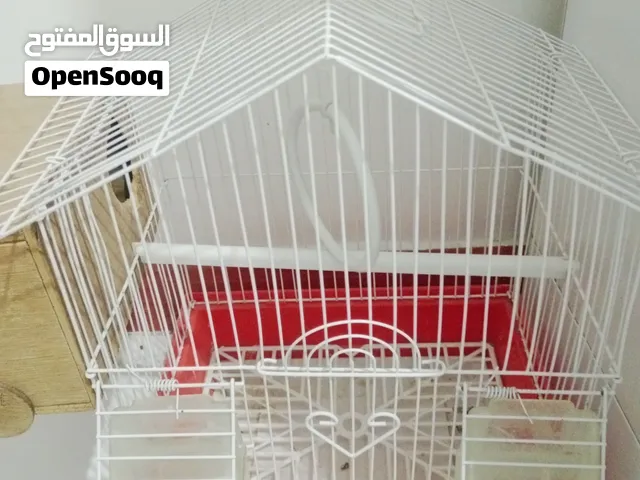 قفص للبيع نضيف و مضمون يكفي ل انثى و ذكر