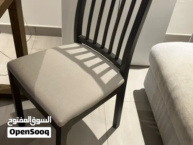 Set of 6 IKEA dining chairs - Dark brown wood