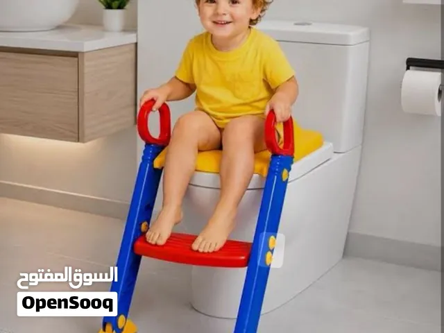 سلم ومقعد تدريب الأطفال على الحمام طبي وآمن 14 دينار شامل التوصيل