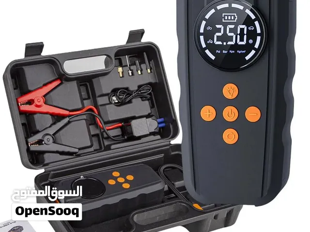 جهاز اشتراك بطارية السيارة ومعبي الإطارات 2 في 1 ودّع مشكلة بطارية السيارة الفارغة مع مجموعة الأدوات