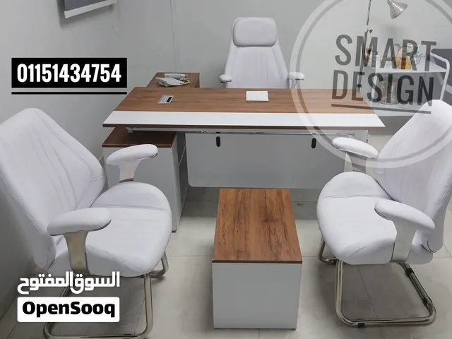 مكتب إدارى/مدير مودرن بسايد جانبى خشب mdfاسبانى  عالى الجوده متاح تنفيذ جميع الاشكال والمقاسات