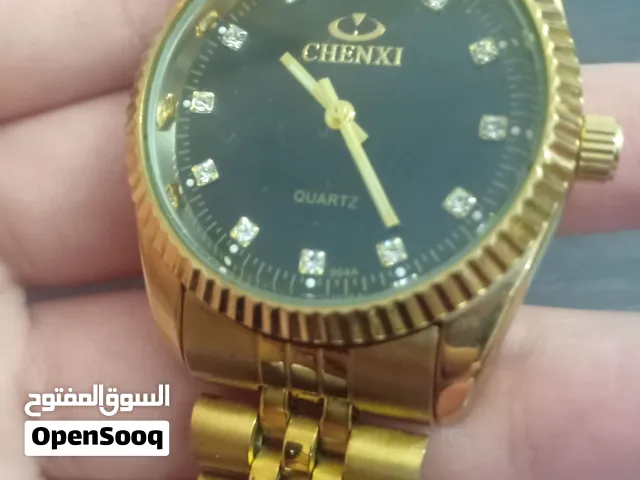 ساعة نوع Chenxi ذهبية مستعملة كم مرة وإن شاء الله خير والسعر منطقي وبحقها إن شاء الله