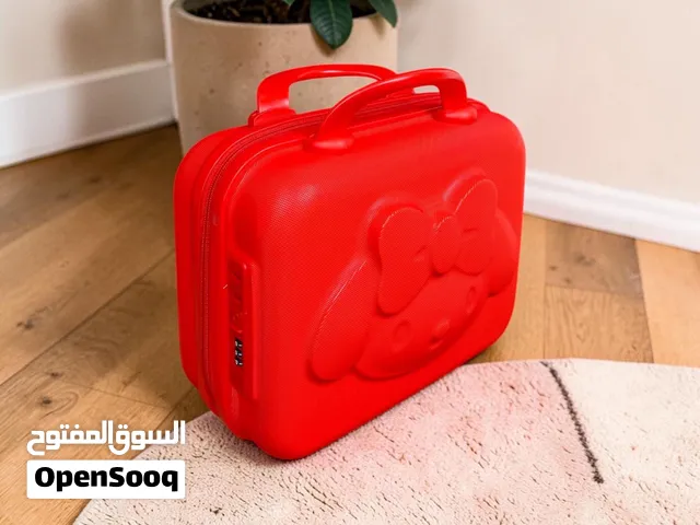 حقيبة مكياج مع قفل سري بتصميم كرتوني لطيف وأمان كامل