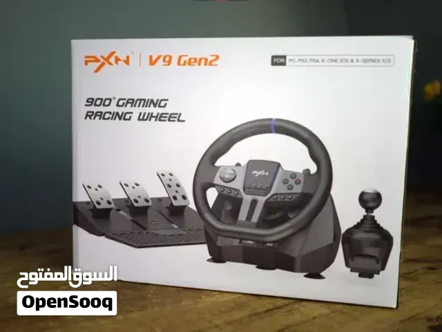 PXN V9 Gen 2 Gaming Steering Wheel - Used Only Once (Jubail Pickup Only)