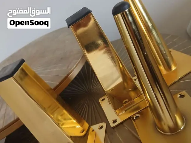 أرجل كنب ذهبية اللون عريضة ورفيعة جديدة