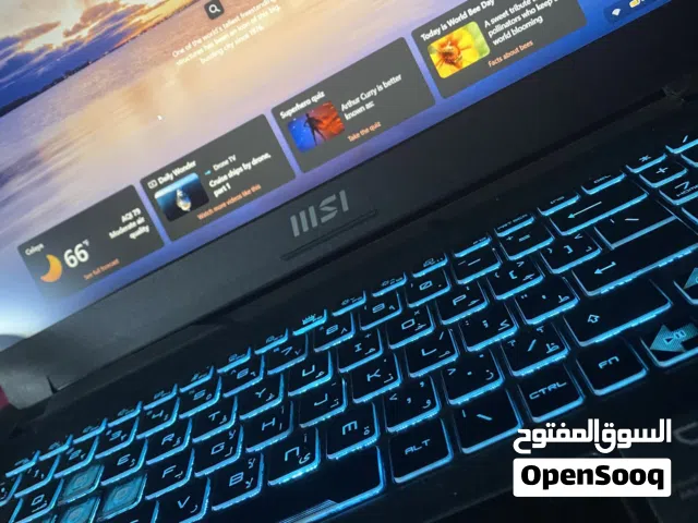 لابتوب MSI للبيع بسعر 1,800,000