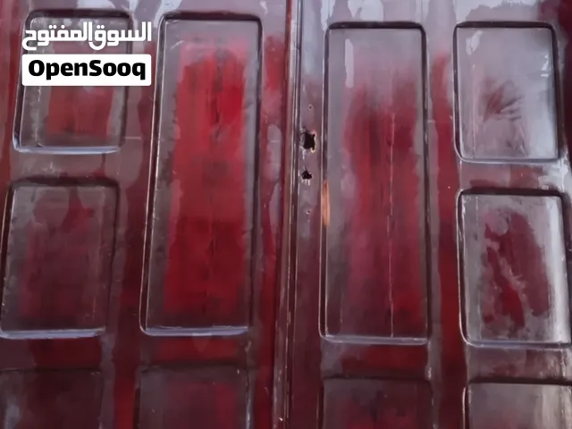 أبواب خشب سويد مستعملة (عدد 2 باب - كل باب دفتين) مع الحلوق