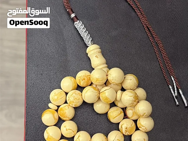 مسباح تراب كهرم 33 خرزة