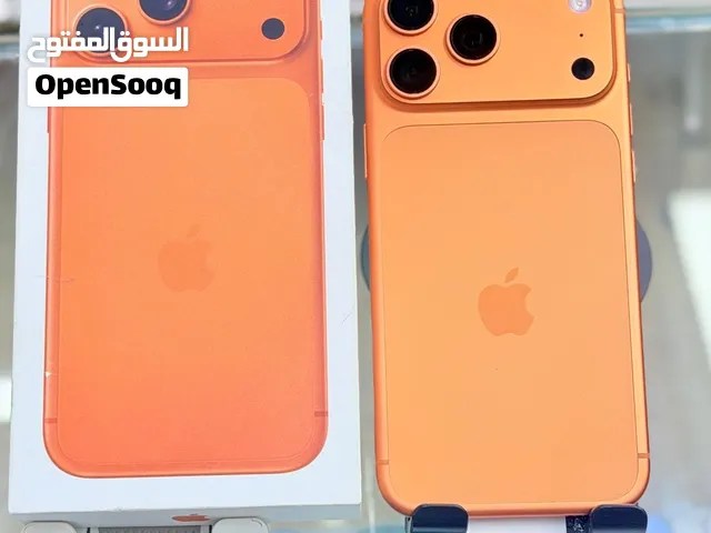 Used Apple iPhone 17 Pro Max with 2TB Storage in Orange Color - Includes Box and Charger