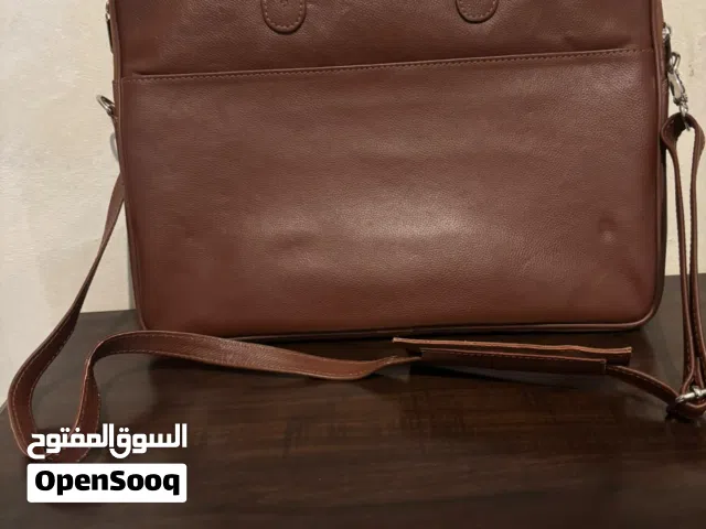 100% Handcrafted Pure Leather Laptop Bag With Handle (Slightly Negotiable)