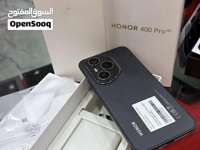 هاتف Honor 400 pro مستعمل معه جميع اغراضه بسعر ممتاز
