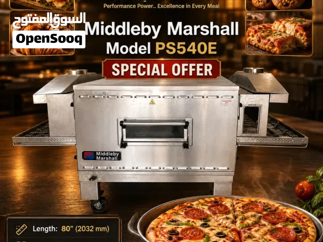 فرن بيتزا Pizza Oven ماركة : Middleby Marshall PS540E! الوقود : كهرب نضيف و شغال 100% ضمان شهر