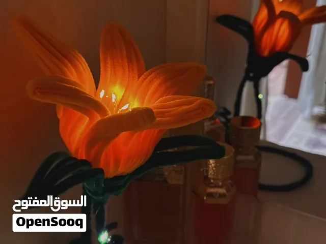 أباجورة الوردة اليدوية