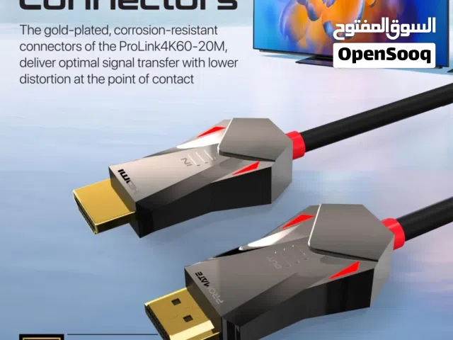 Promate ProLink4K60‐20M HDMI Cable  الافضل بالمسافات الطويلة
