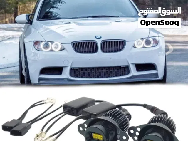 طقم كاسة رينجات ليد جديد أعلى إضاءة 80 W خاص بالسيارة E90 فيس ليفت من 2009 حتى 2011 canbus