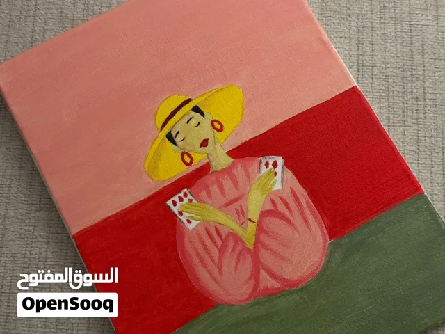لوحة فنية رسم يدوي