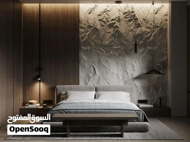 ديكورات داخلي و خارجي باركة ارضية(عائدي+حرمي) + بديل خشب +بديل رخام+ بديل شي بورد +براويز فوم جدار +