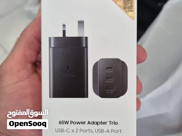 شاحن سامسونج الأصلي 65W الثلاثي (Trio Power Adapter) – بضمان وكيل عين الفهد