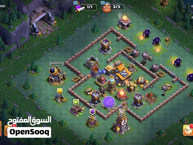 للبيع حساب كلاش أوف كلانس (Clash of Clans) قوي جداً - تاون هال 17 - لِفل 209
