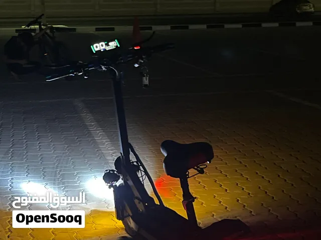 Dual lights foldable scooter with top speed 65