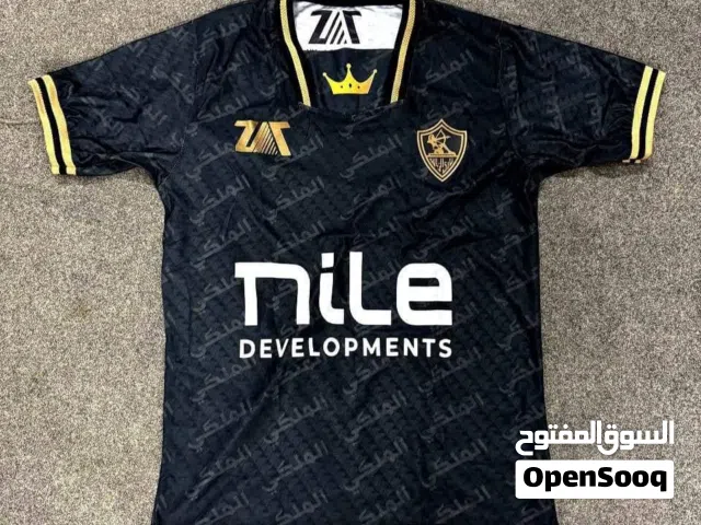 تيشرت الزمالك 2025 الملكى الاسود