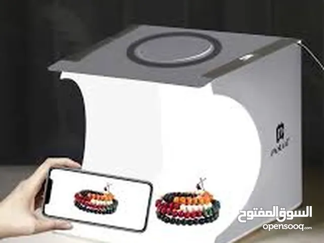 صندوق احترافي مضيء  مخصص ل تصوير اكسسوارات و سنسال و حلويات  و موبايل و ساعه و العاب و مكياج  و عطور