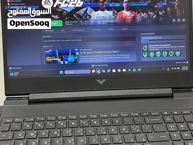 لابتوب gaming للبيع أو البدل بأيباد ابل البرو