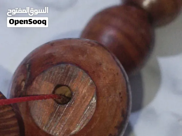 مسبحة تعليقة جدار كبيرة خشب أحمر هندي ثقيل - زينة مجالس