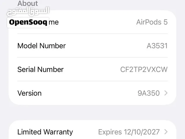 airpod 5 1 year warranty
