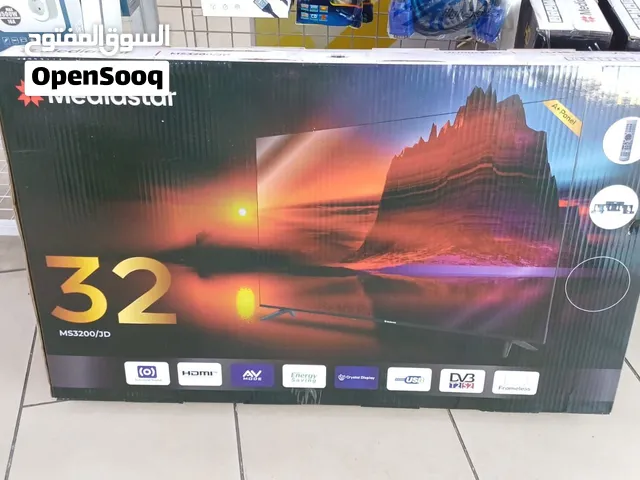شاشة ميديا ستار 32 إنش Full HD – USB + قاعدة حائط مجانية بس 69 دينار