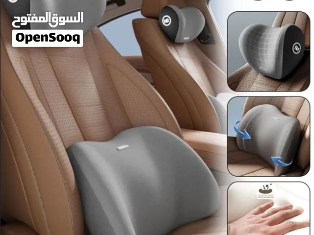 مخدات الرقبه والظهر الظبيه للسيارات خامه ظبيه مريحه تحمي رقبتك وظهرك من الاجهاد العصبي تأتي بطقم