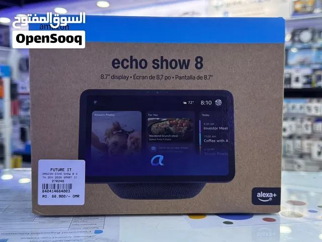 Amazon Echo Show 8 4th Gen Smart Display, with Alexa+, 8.7 HD Touchscreen