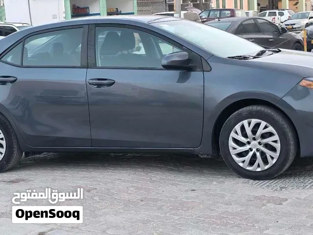 تويوتا كورولا 2019 رمادية فنية ممتازة مع مواصفات أمريكية وفرص بها نظام أمان متقدم