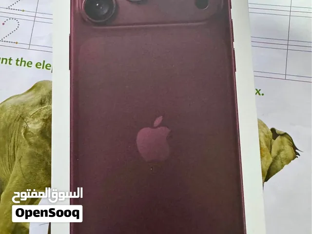 للبيع آيفون 18 برو ماكس 256 جيجا لون عنابي