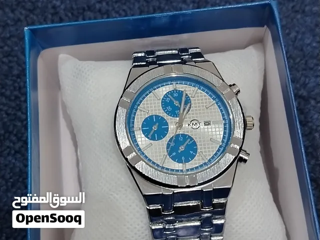 KMT Men's Stainless Steel Watch – Blue Dial  Premium Fashion Watch  Free Delivery
