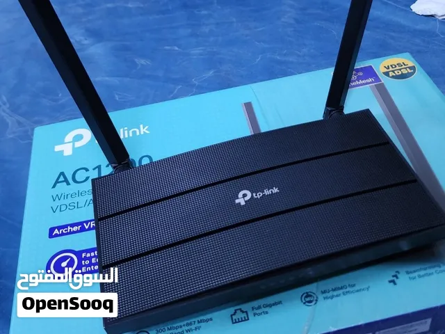 TP-Link Archer VR400 AC1200 VDSL/ADSL – يدعم VLAN مستعمل لمدة شهر نظيف جداً بقراطيسة