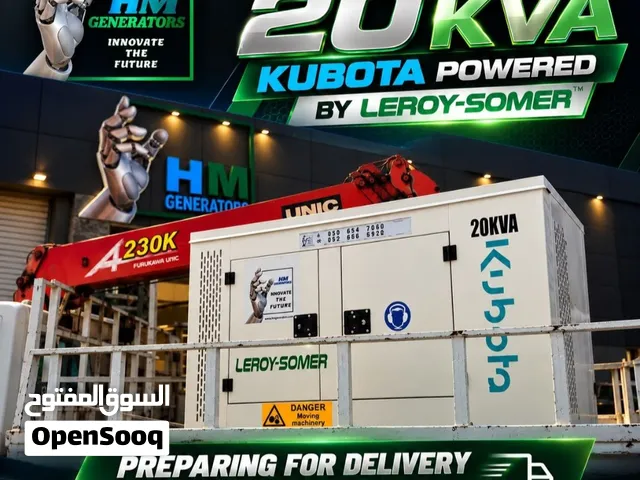 Kubota 20 KVA Diesel Generator for Sale  Brand New Kubota 20 KVA Generator Original Kubota Engine
