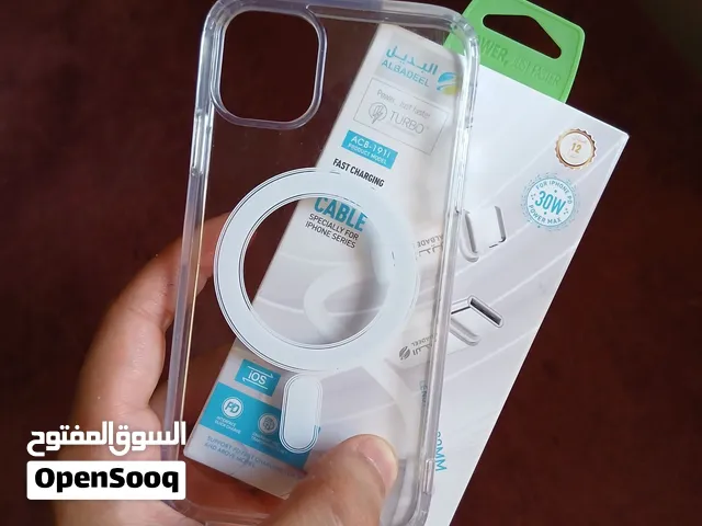 وصلة شحن آيفون 11 30W + كفر شفاف