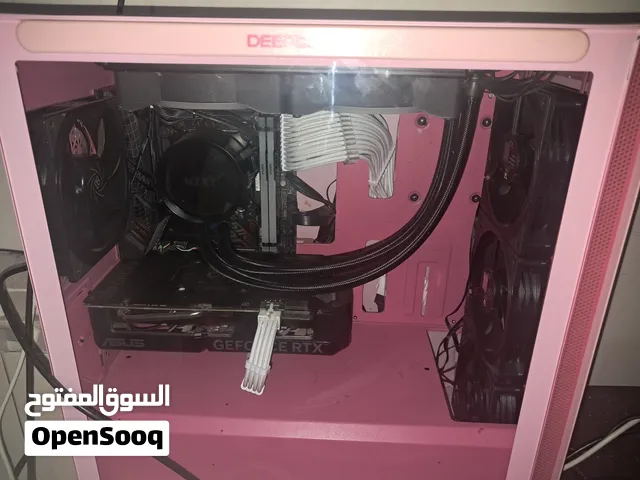 تجميعة جيمنج خارقة وشاشة ROG للبيع (قطع ممتازة وشبه جديدة) للبيع تجميعة كمبيوتر احترافية
