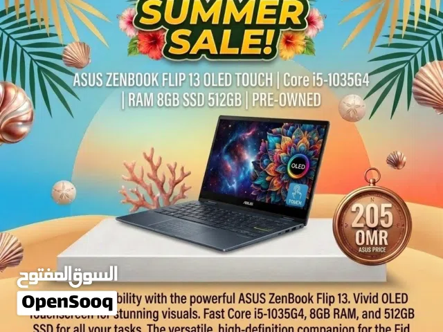 لابتوب Asus أنيق ويتحول إلى تاب كاش أو اقساط ضمان