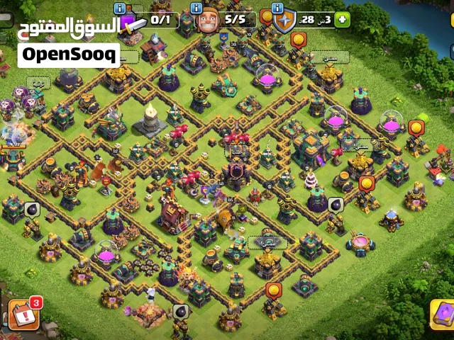 حساب كلاش اوف كلانس تاون 14