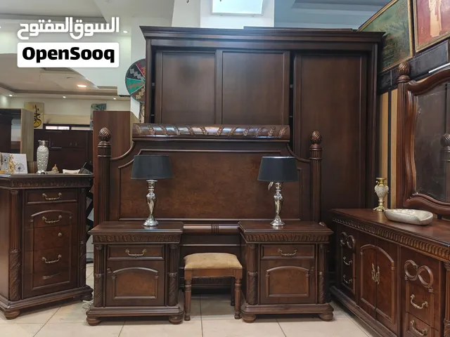 غرفة نوم خليجي نخب اول بحالة الوكاله مع خزانه صناعه محليه تفصيل مو تجاري