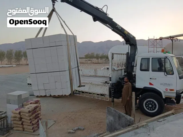 10 ton Hiab truck for rent . with Hiab  crane hiup, شاحنة هياب ونش 10 طن للإيجار. مع رافعة هياب