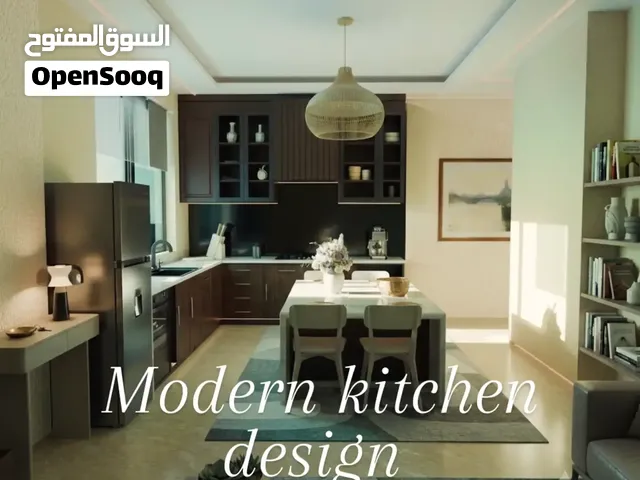 استغلال المساحات فى تصميم مطبخ .