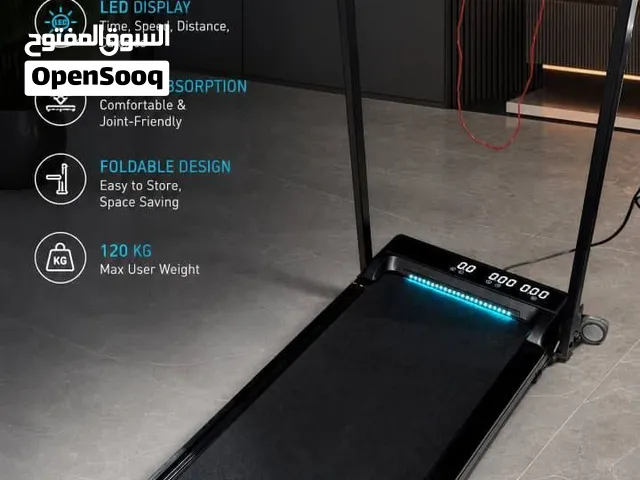 جهاز الجري الرياضي M3 pro max مزود بإضاءة LED عصرية يتحمل وزن الى 100 كغم